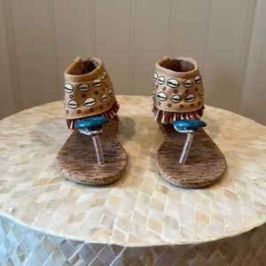 Disney Moana toddler’s costume shoes size 9/10 good condition